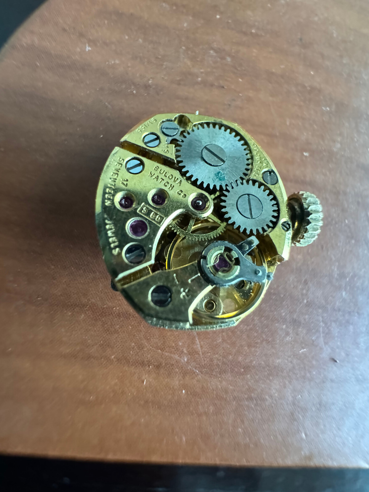 VINTAGE LADIES BULOVA WRIST WATCH MOVEMENT CAL. 5AB KEEPING TIME 17 JEWEL
