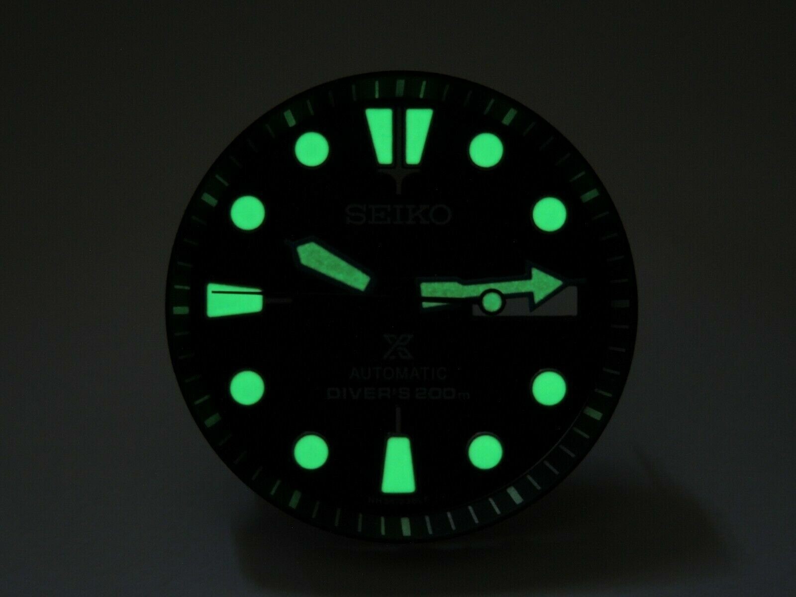 NEW BLACK & BLUE SUNBURST DIAL, M.T & HANDS LARGE DIVERS SKX007-009 / NH36/ 4R36