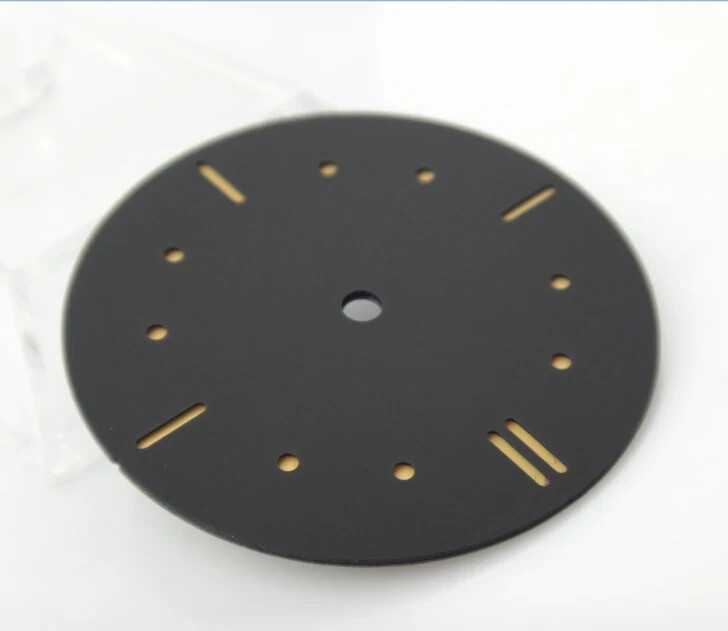 39mm black dial Dot number Green luminous for eta6497 6498 ST3600 ST3621