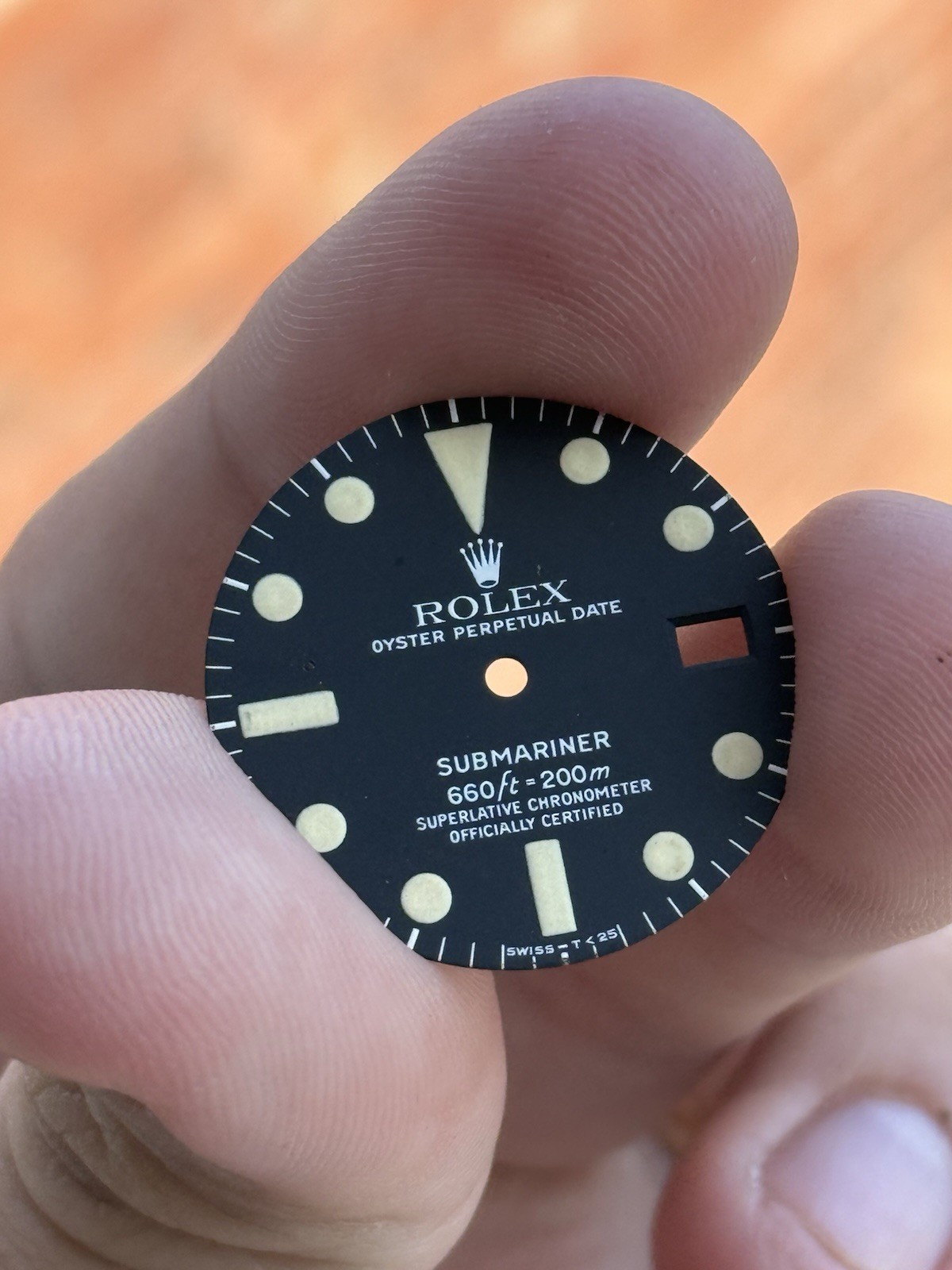 Rolex Submariner 1680 Matte Black MK II White Dial