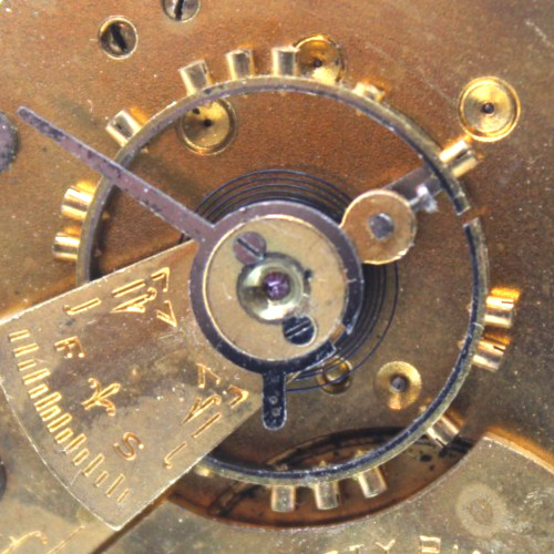 1901 HAMPDEN POCKET WATCH MOVEMENT 1600531 GRADE: CHAMPION 18s 7j (PE3)