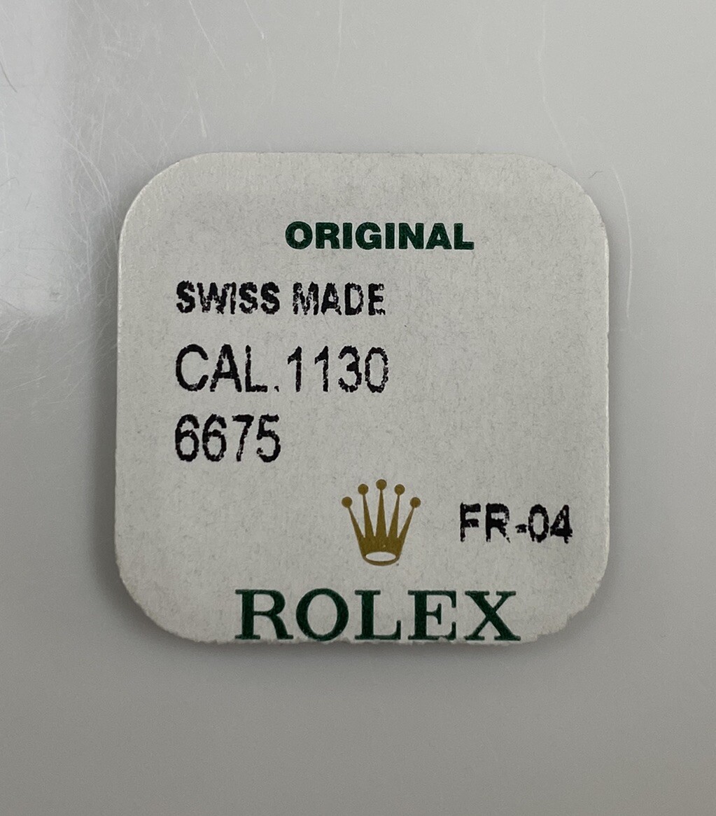 Genuine Rolex Cal. 1130 ~ 1166 Part #6675 Drive Wheel Over Third Wheel
