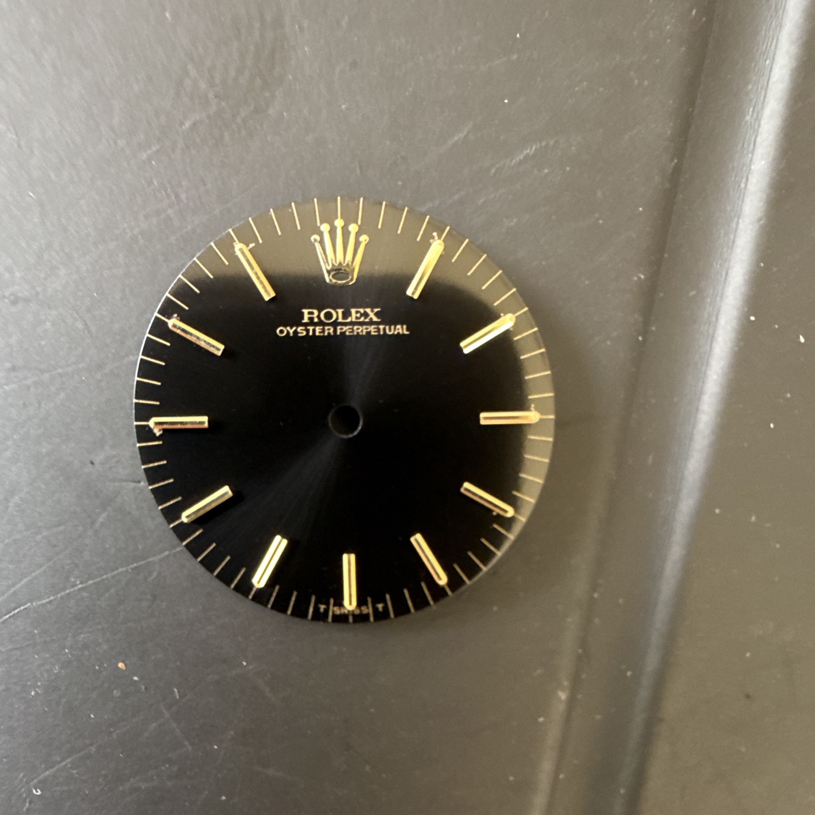 Rolex Black Dial for Rolex Oyster Perpetual Non-Numeric Hour Marks 13/6548-8-29