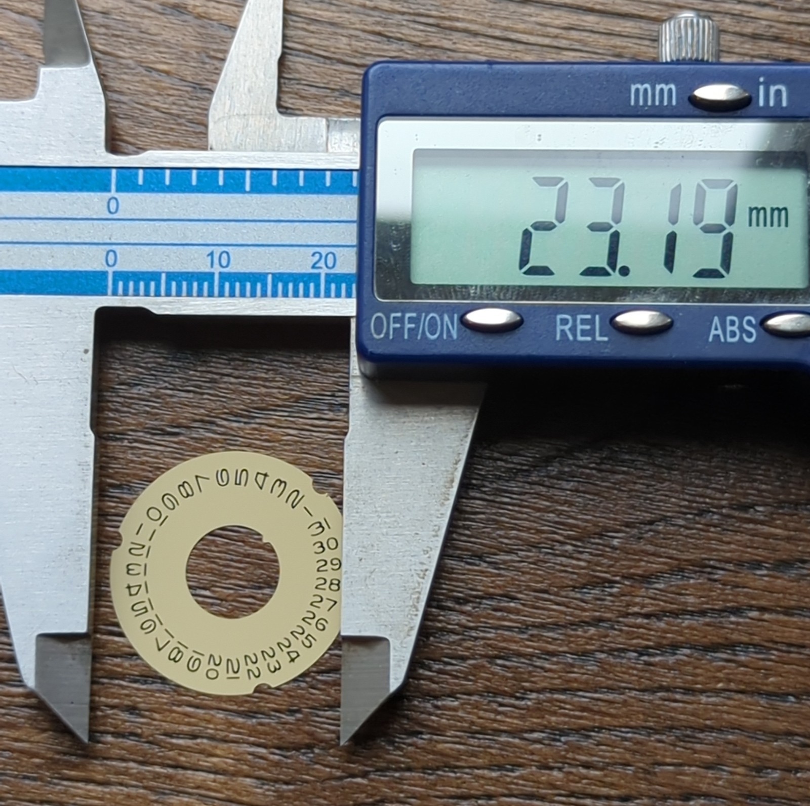 Rolex 3055 Original NOS Day & Date Disc Parts for English Models (W48)
