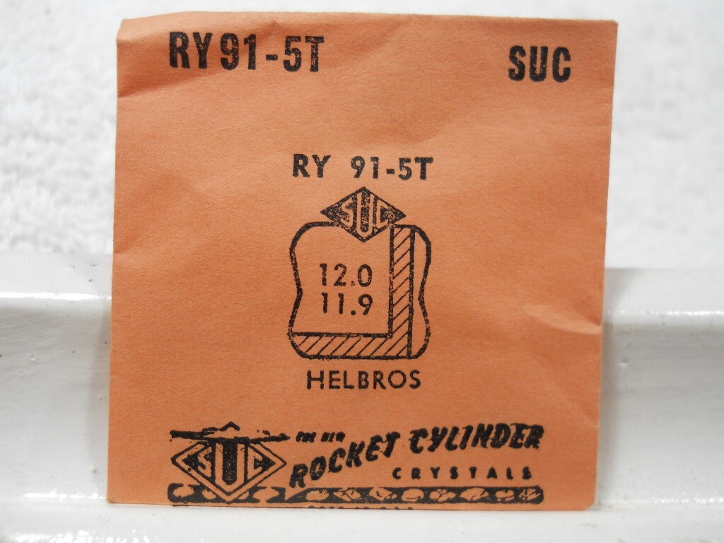 SUC RY91-5T Watch Crystal Fit Helbros – 12.0 x 11.9 mm – Replacement / Repair