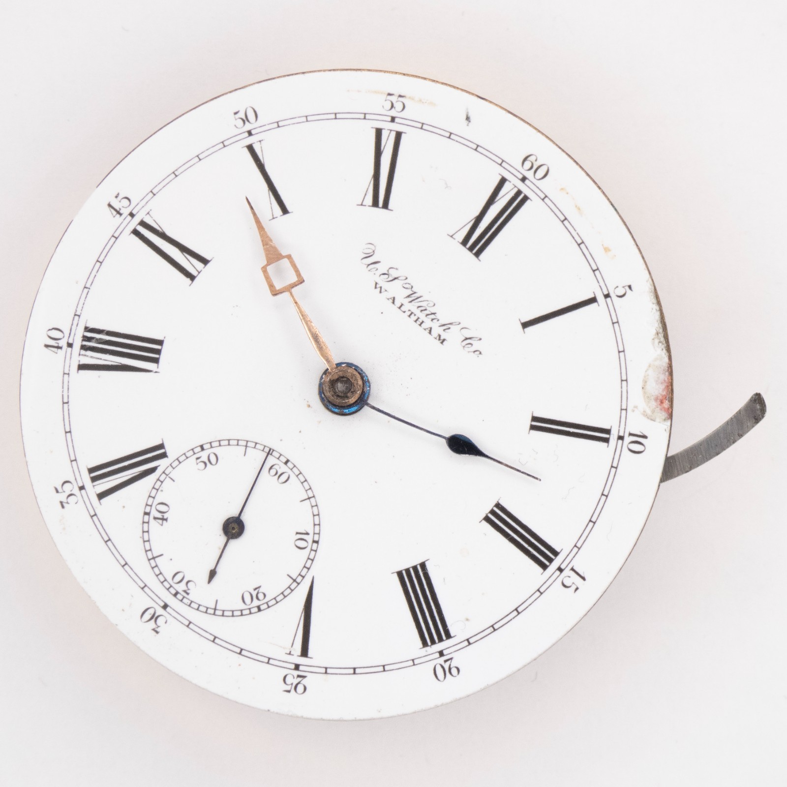 U.S. Watch Co. Grade 87 18-Size 11-Jewel Lever-Set Antique Pocket Watch Movement