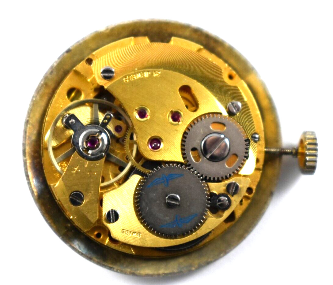 Vintage Swiss Made Rotary Manual Wind 21J Wrist Watch Movement lot.fm