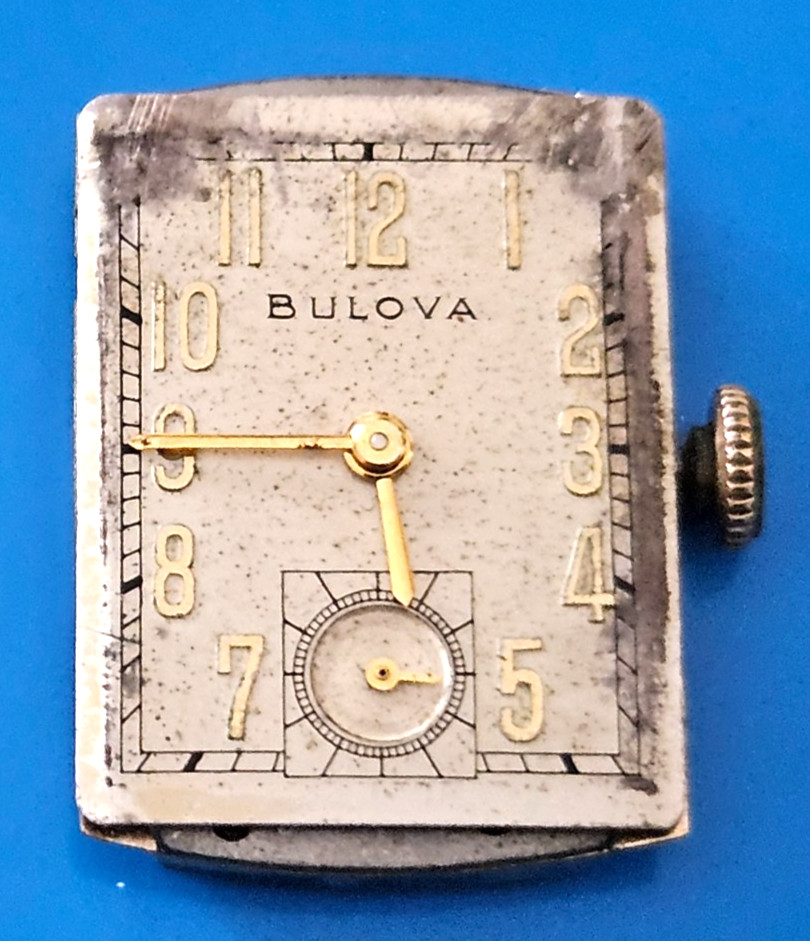 BULOVA 7AK 21J Watch Movement (REMOVED FROM GOLD CASE/BALANCE RUNS) lot16