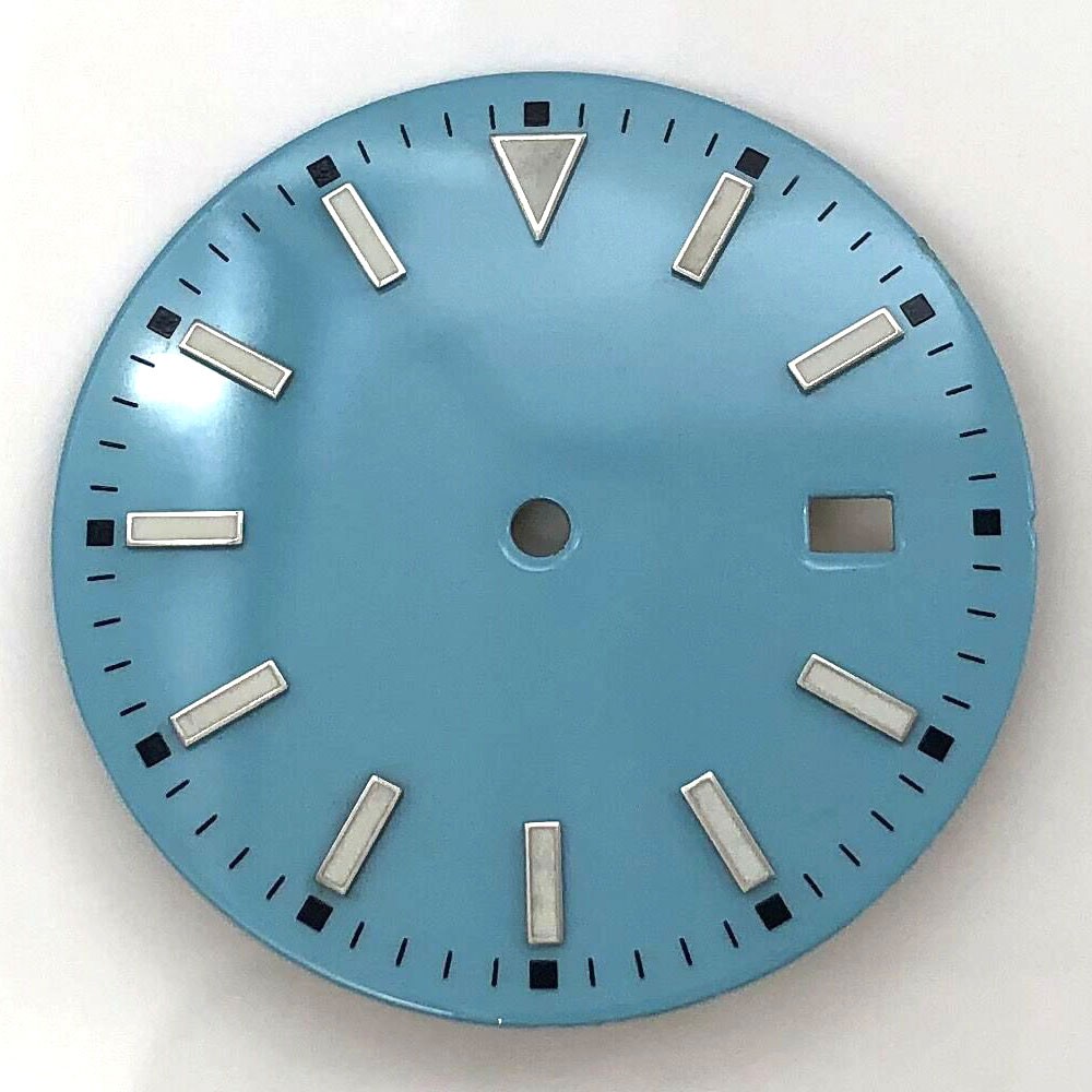 33.5mm Sterile Dial Luminous Fit NH35 Movement Black Blue Green Yellow White