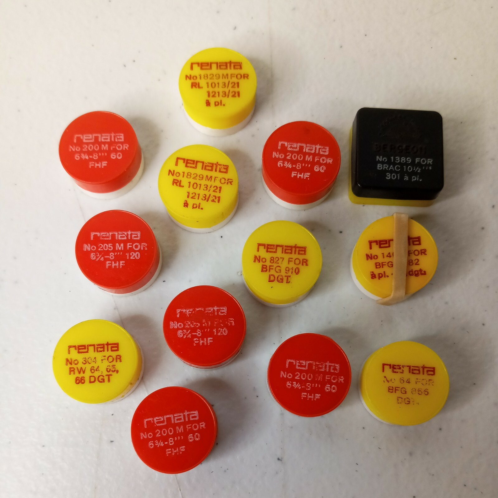 Watch Parts Repair Lot Vintage NOS Renata FHF AS DGT Illinois Myota 35 + Pieces
