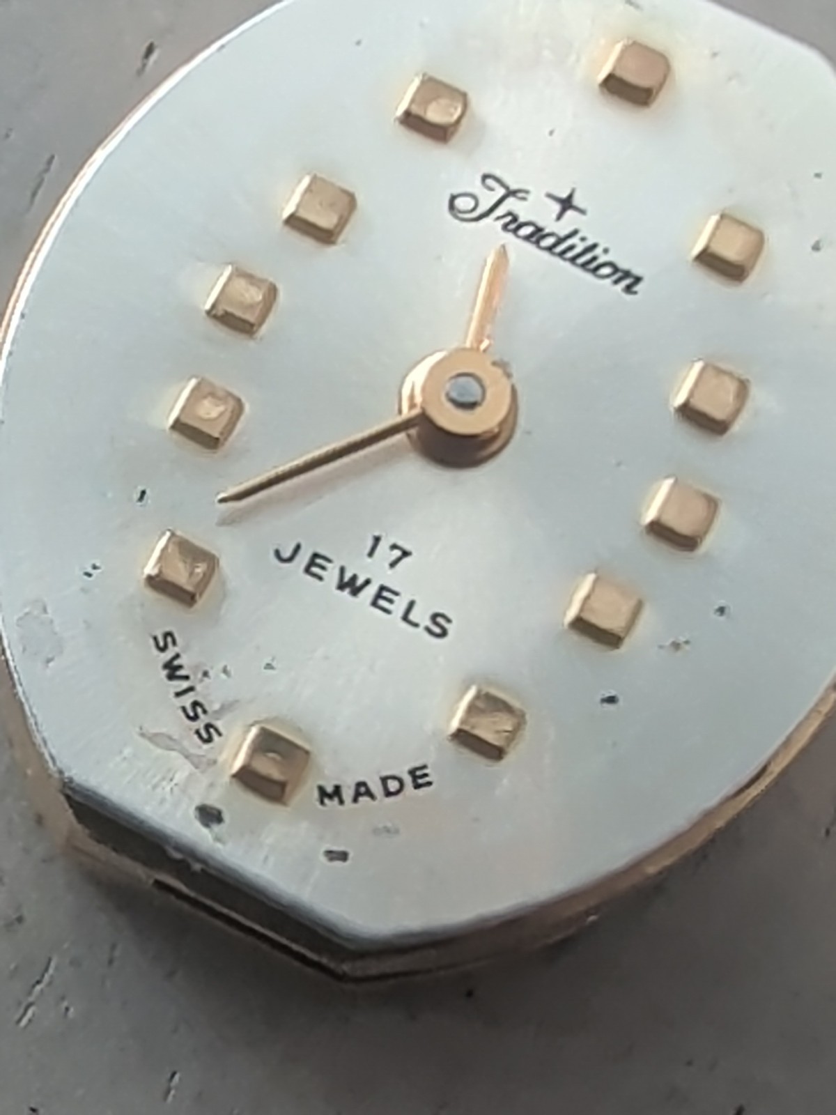 Tradition Sears Roebuck Watch Co. Movement 17 Jewel Parts/Repair