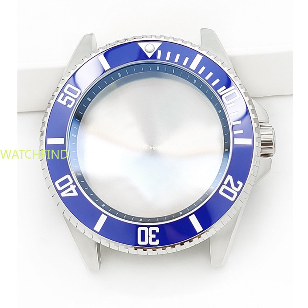 Sloped Blue Ceramic Watch Bezel Insert for MDV-106 106A 107 Watch Diver Sports