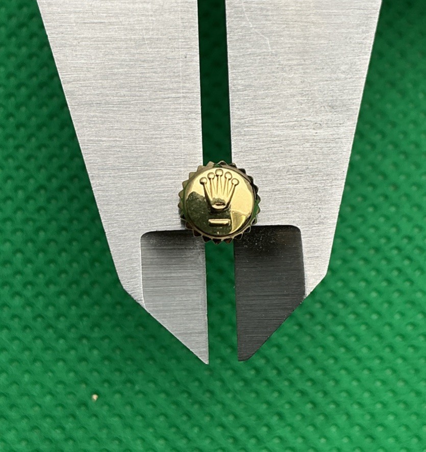 Genuine Rolex 24-600-8 18k Yellow Gold 6mm Winding Crown Refurbished (J35)