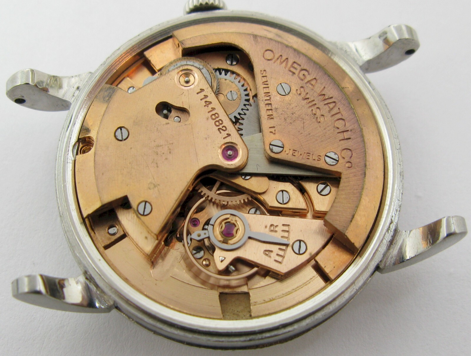 Omega 342 17 jewels stainless steel bumper auto. watch for project or parts …