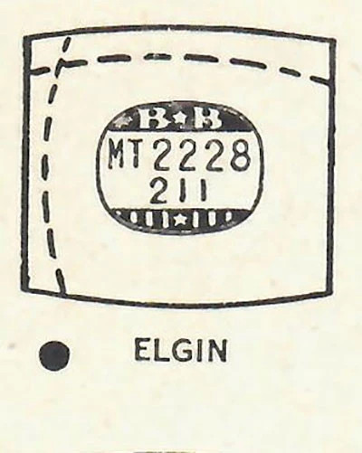 ELGIN : 4608 LORD ELGIN – Tonneau 22.2mm x 21.1mm
