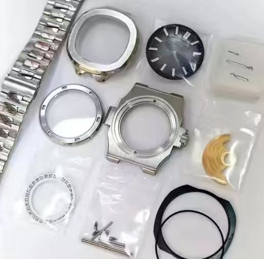 DIY SET for PP 2824 watch case + dial + hands + Strap sapphire 40mm
