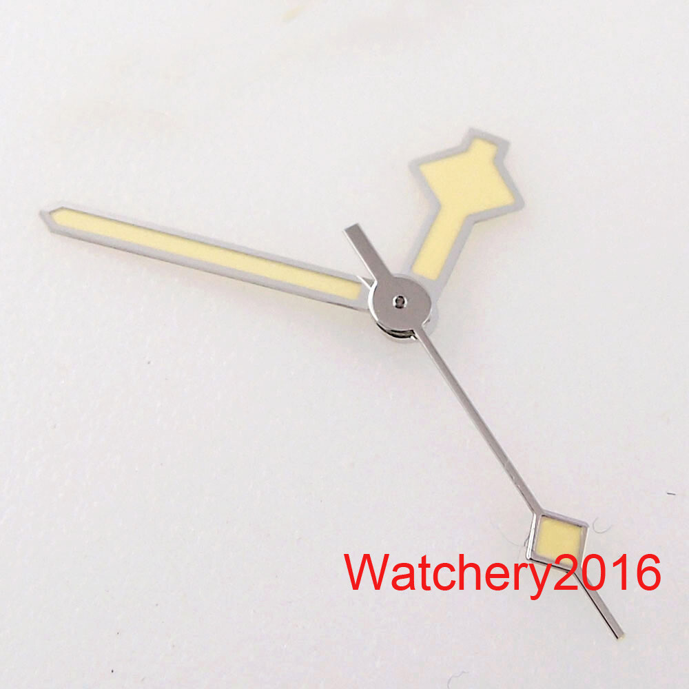 Luminous Watch Hand Snowflake Rose Gold fit NH35A NH36A DG 2813 ETA 2824 2836
