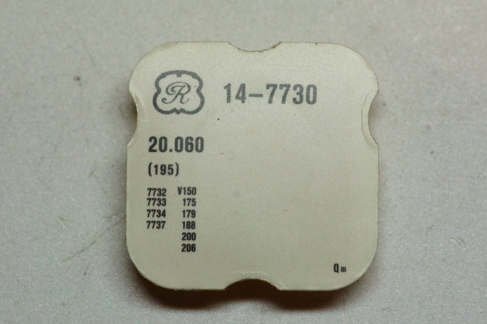 Valjoux 7730 7733 7734 7736 Genuine Movement Parts – New – Venus 150 178 188