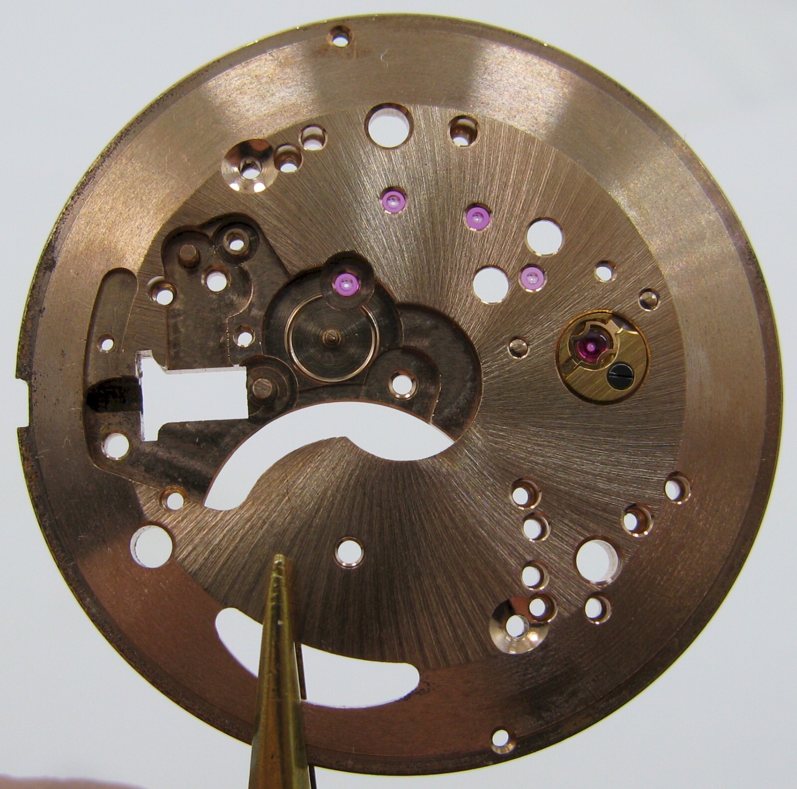 Omega 500 watch part damaged main plate #1000