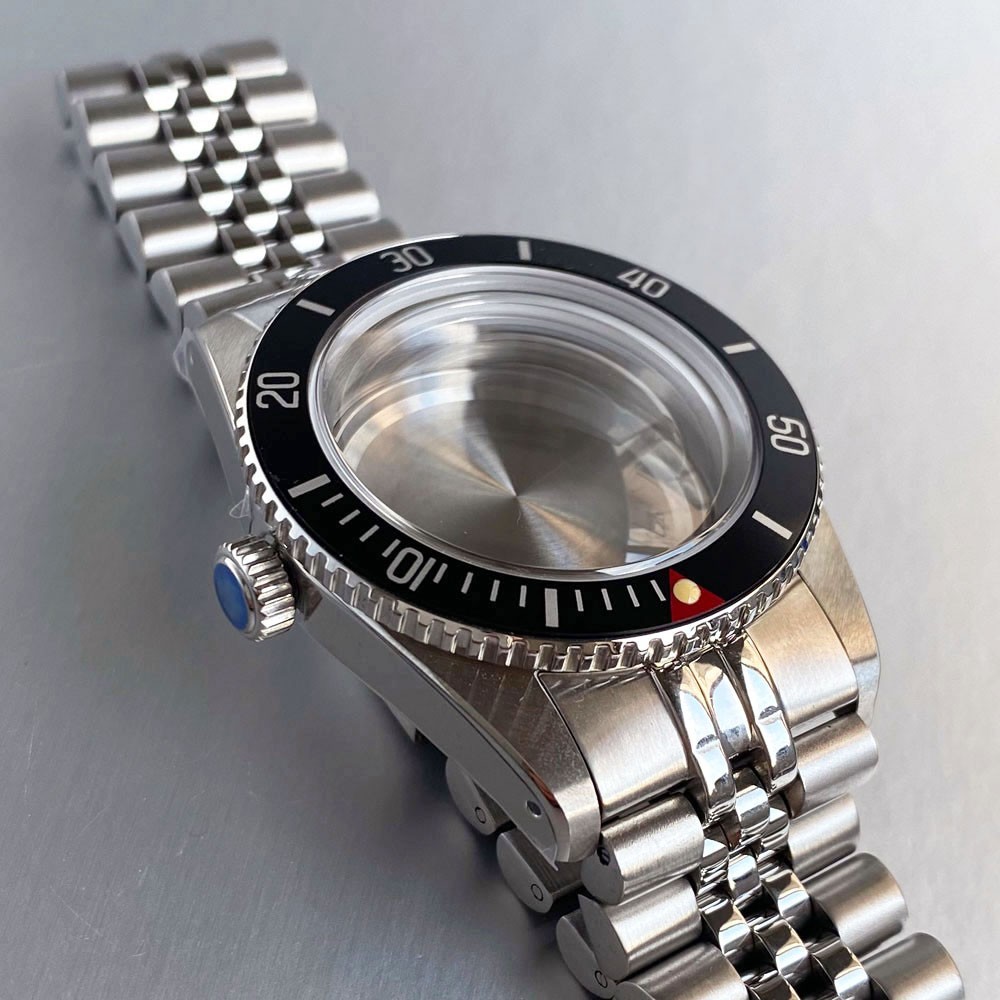 Watch Accessory 38mm 200M Waterproof Case Fit for SUB NH34 NH35 Domed Sapphire