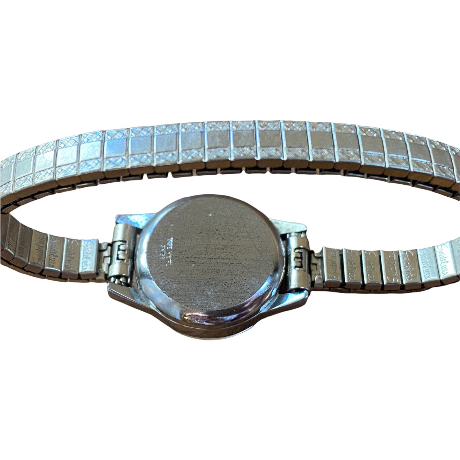 VTG Eden Watch Repairs Parts Watchmaker Swiss Made 17 Jewels W Speidel Wristband