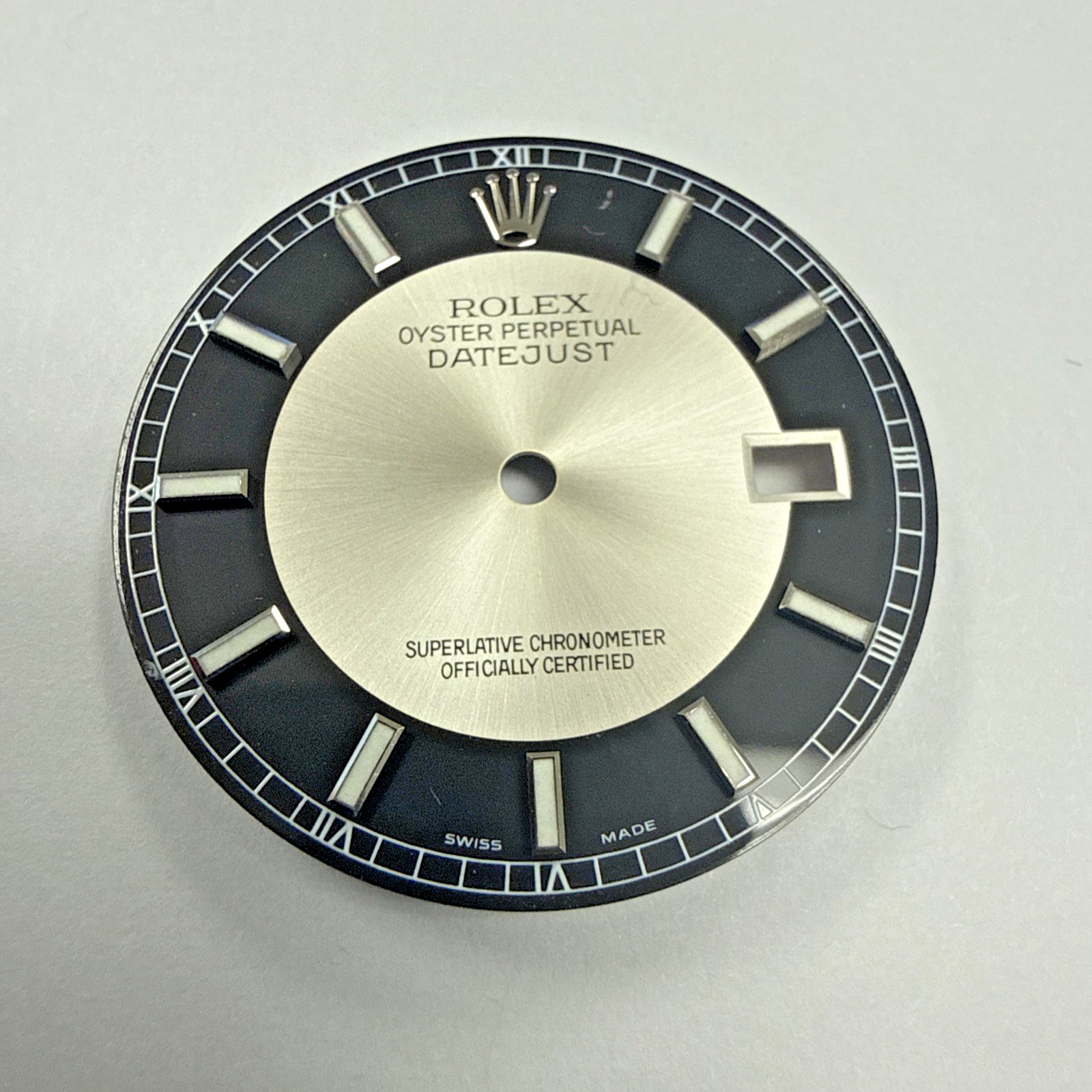 Rolex Datejust 36mm 116200 116234 16200 16220 Silver/Slate Black Bulls Eye Dial