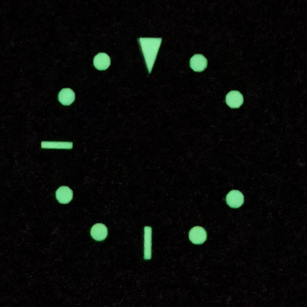 28.5mm black blue green white luminous sterile watch dial fit NH35 movement