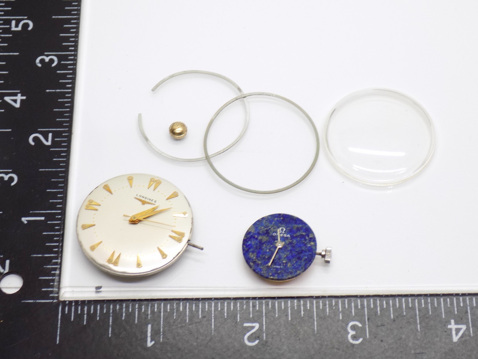 longines omega de ville lapis lazuli 2 watch movements for parts