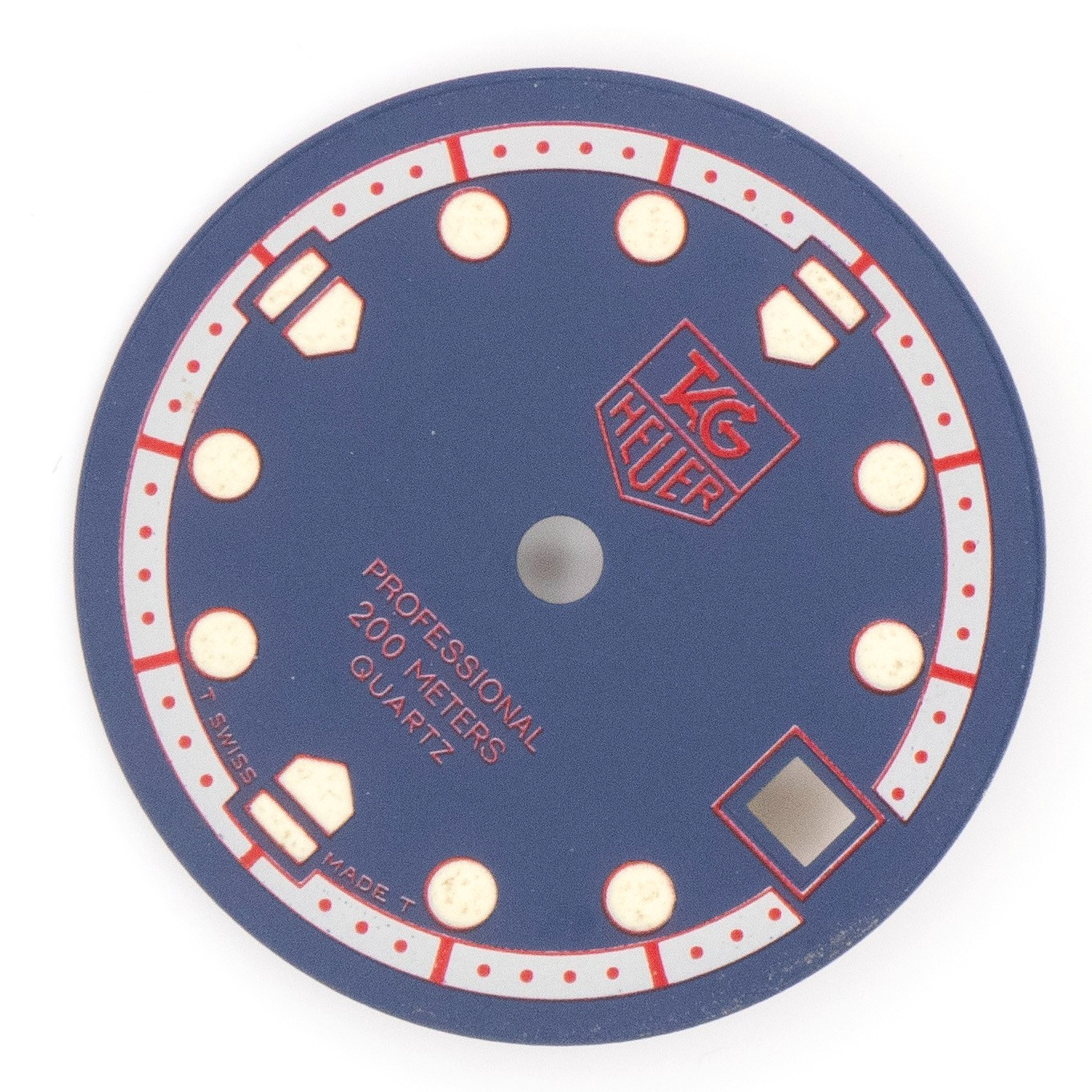 Genuine Ladies TAG Heuer Professional 200M Quartz 19 mm Blue Wristwatch Dial