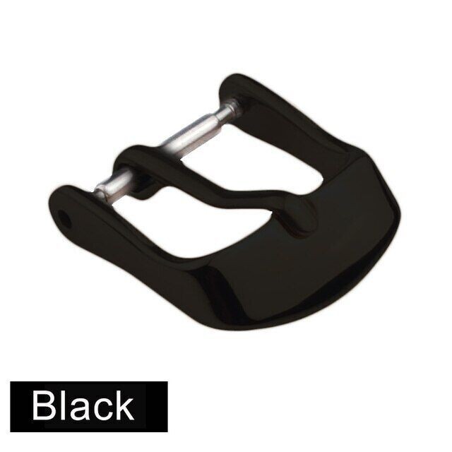 Clasp Stainless Steel Pin Buckle Polished Shiny Luxury 10 12 14 16 18 20 22mm