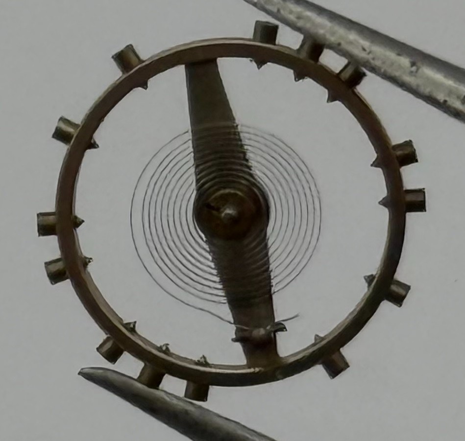 AS 984 Balance Wheel Complete And Spring 10½’’’ 160 Watch Movement Parts NOS