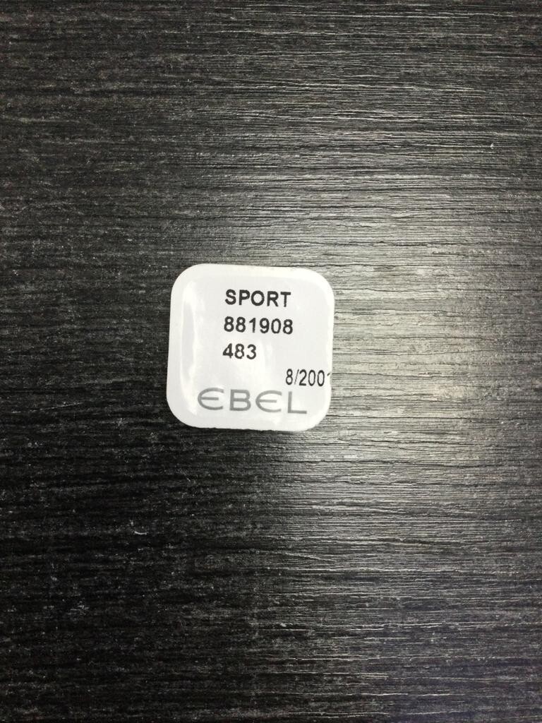 NEW EBEL YG Crown Model 1911 483 Sport Diameter 3.49mm 881908 In Sealed Pkg