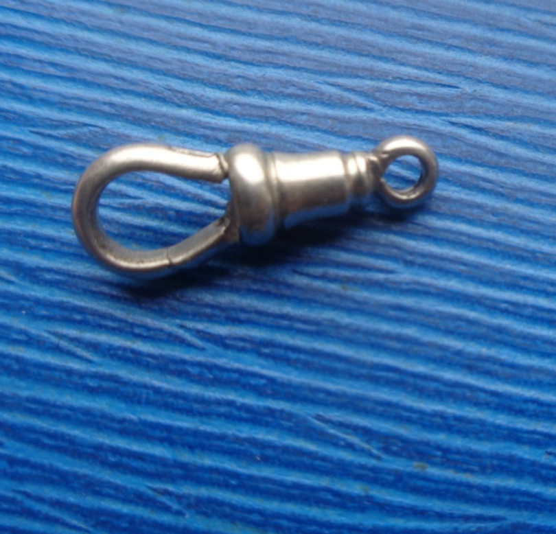 Silver DOG CLIP Fastener Watch Chain etc maker BH Britton & Sons 1.3 gram