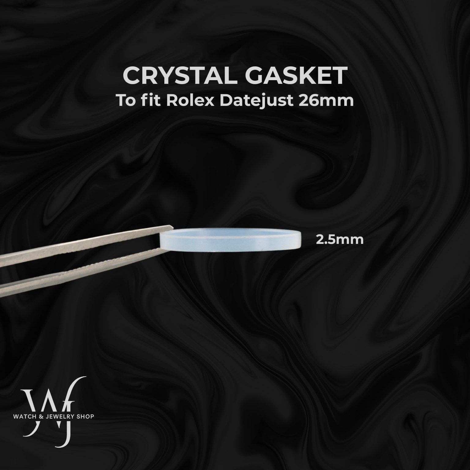 Crystal Gasket for Rolex Ladies Datejust Watch 2.5mm Height 6917 6916 69173 6917