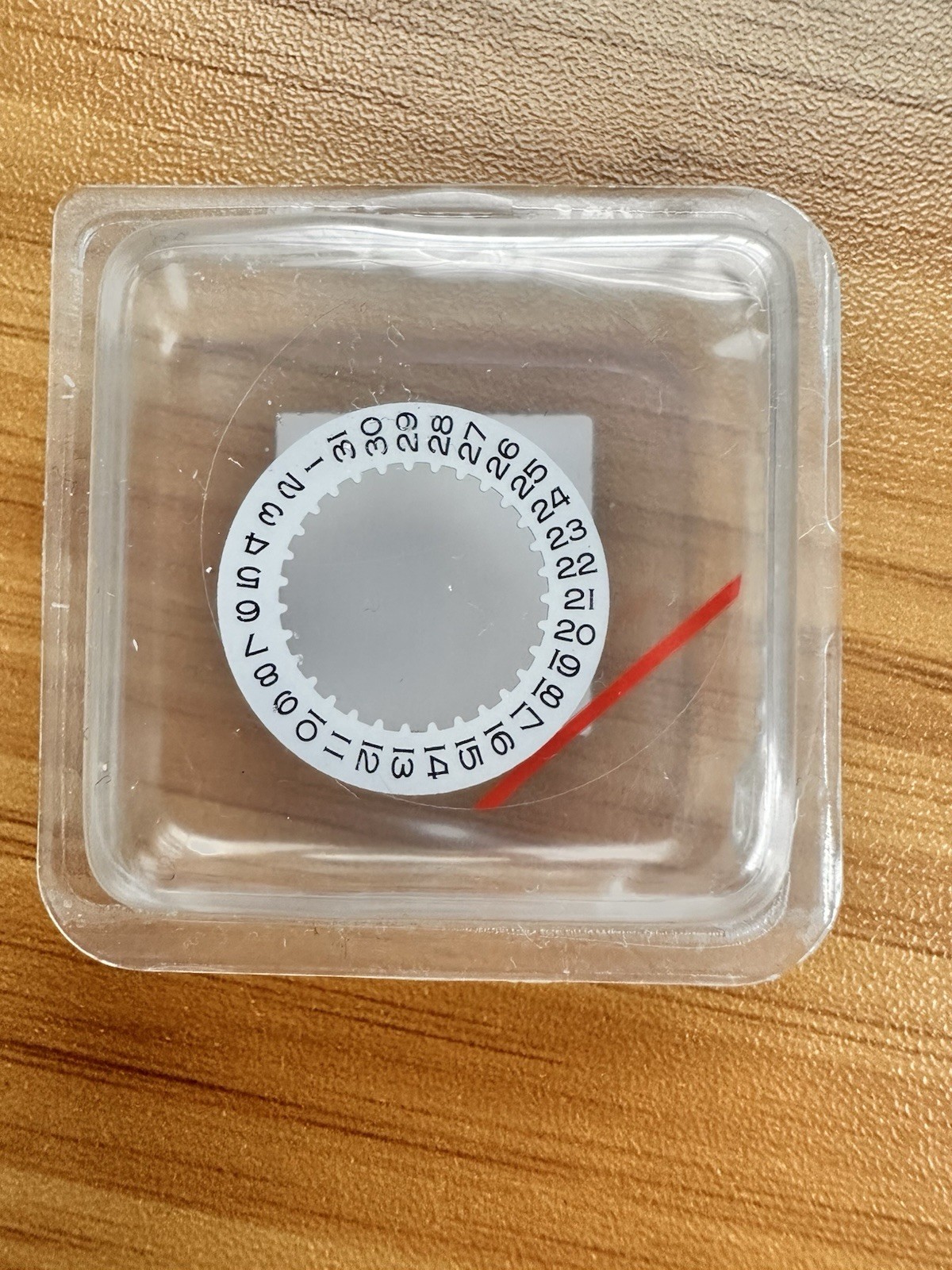 Genuine Rolex 3175 3185 3155 3135-16200 White Date Disc, New Factory Sealed