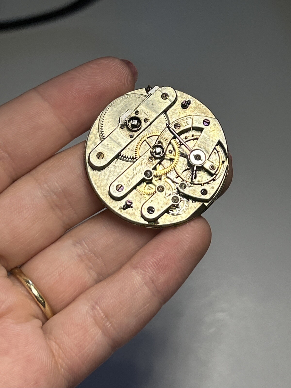 J. BREGUET Full Jewels Key Wind Swiss Pocketwatch Movement