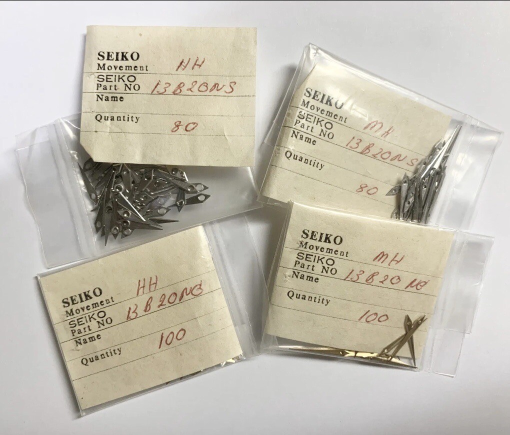 NOS GENUINE HANDS SEIKO 6245, 6246-9000 5722-9990 4420-9990 49999 44-9990 GS GP
