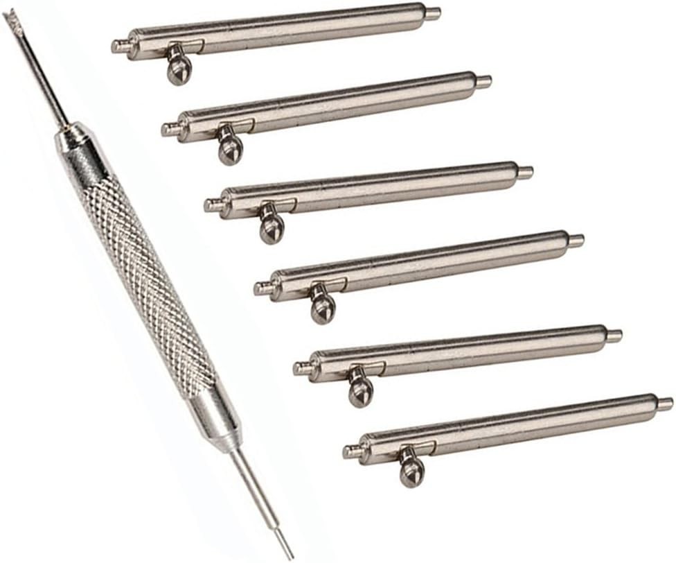 24mm Spring Bars Pins 6PCS Stainless Steel Watch Replacement 1.5mm