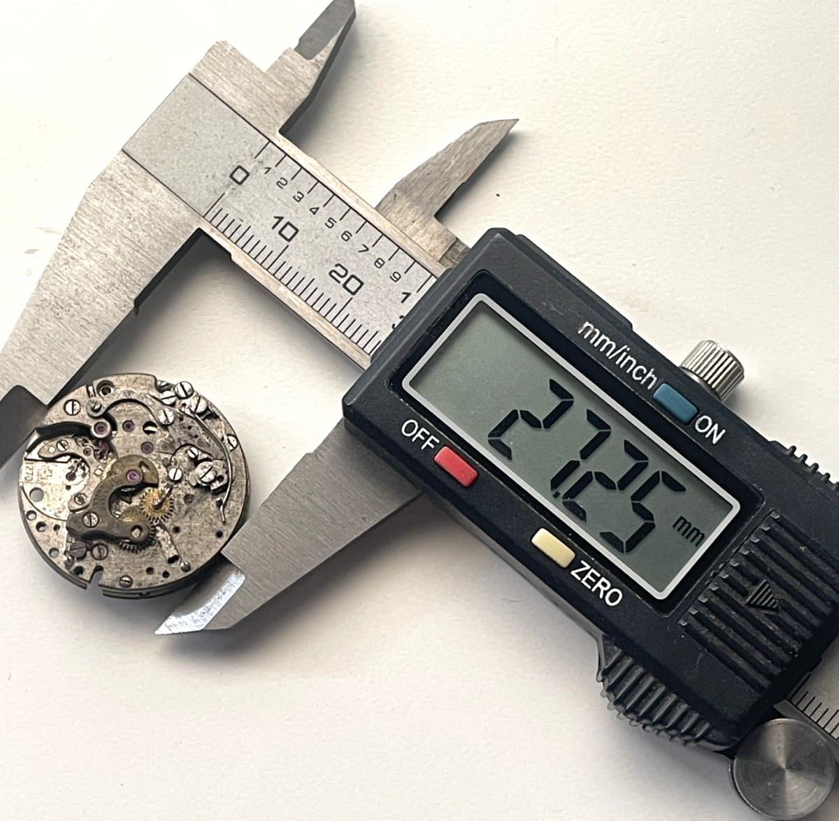 Vintage LWO 1270 Chronograph Movement Missing Parts