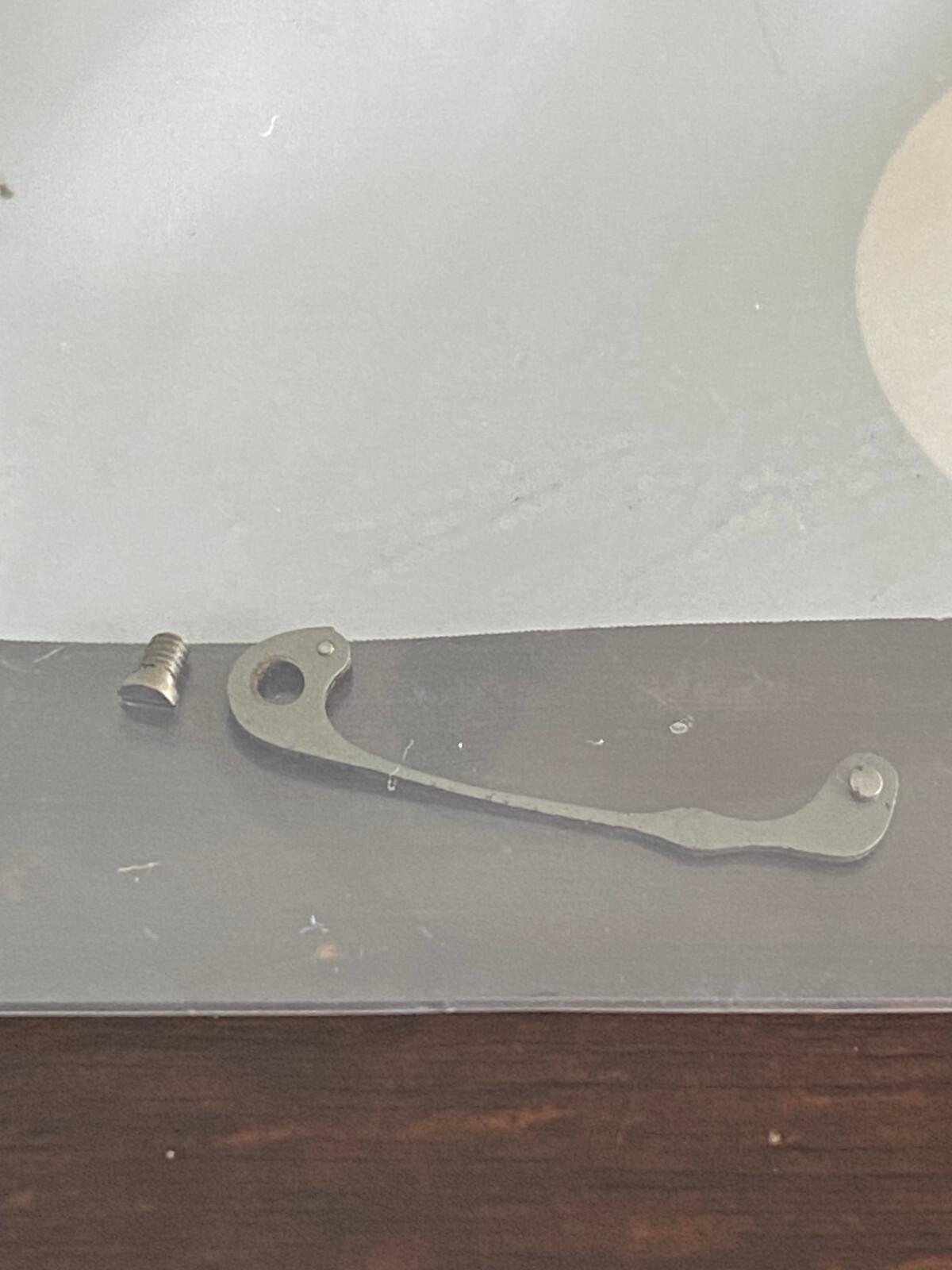 EARLY VINTAGE CLUTCH LEVER/ SPRING WITH SCREW FOR 16 SIZE HAMILTON 992