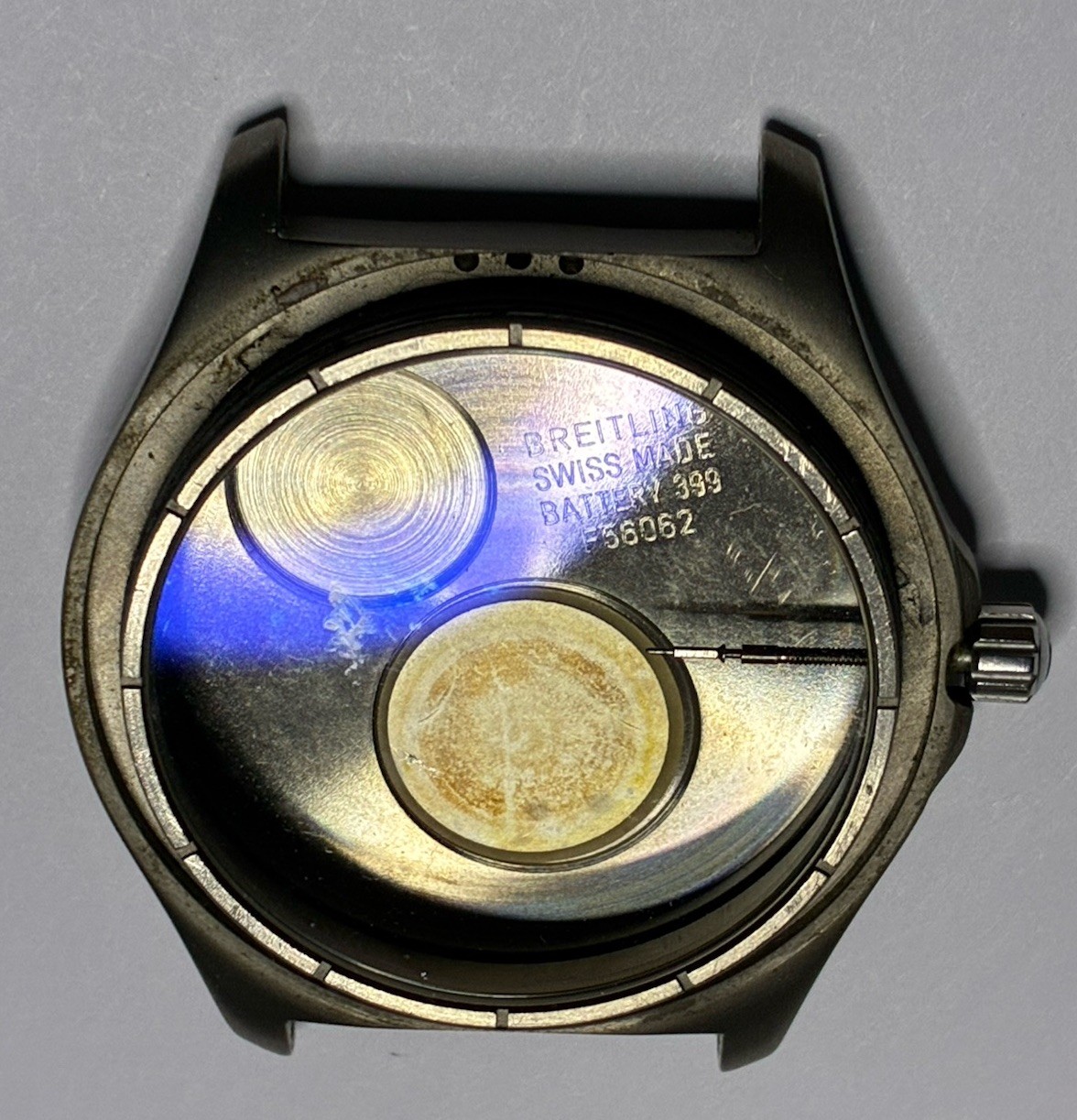 Breitling Aerospace Titan Case, Glass, Crown, (No Bezel ) Vintage F56062 Rare!!