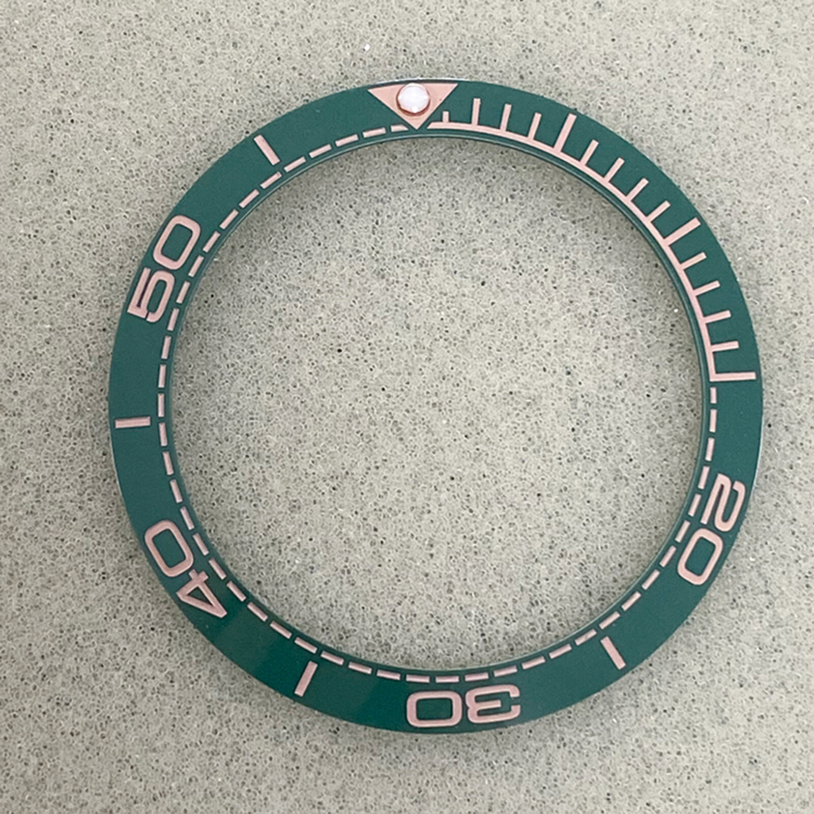 Ceramic Bezel Sloped Watch Bezel Insert 38MM*30.5mm For 40mm SUB Watch Case