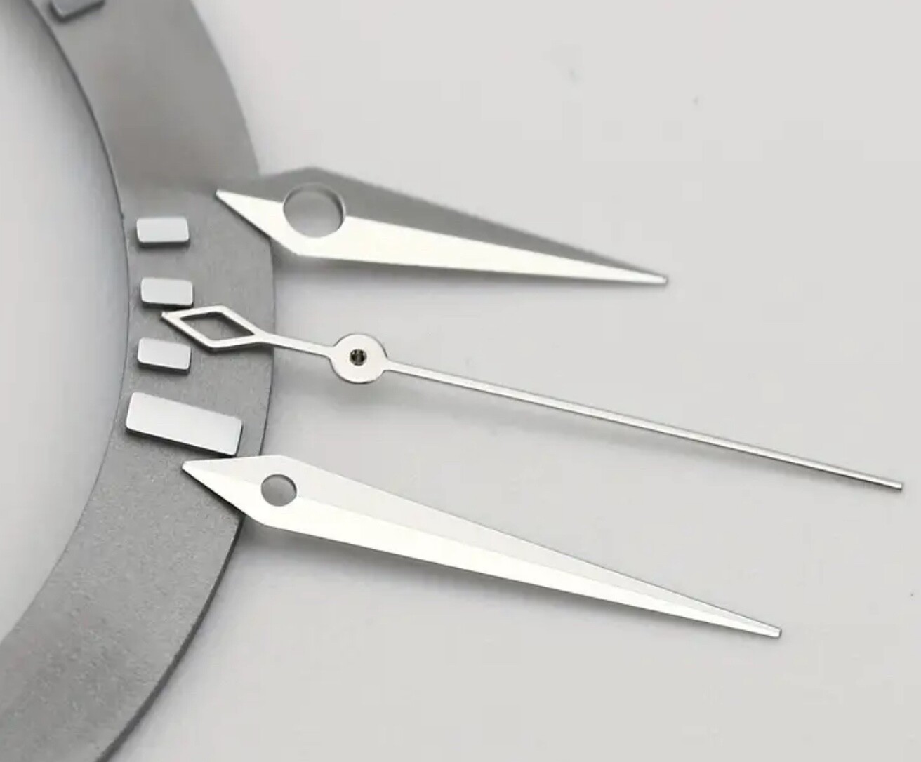 1 Set Stainless Steel Silver Watch Hand For NH35 NH36 ETA2836