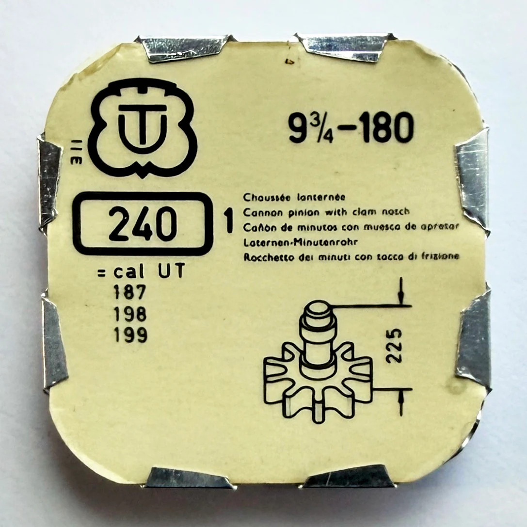 UT 180 – Cannon Pinion, Height 2.25mm – 240