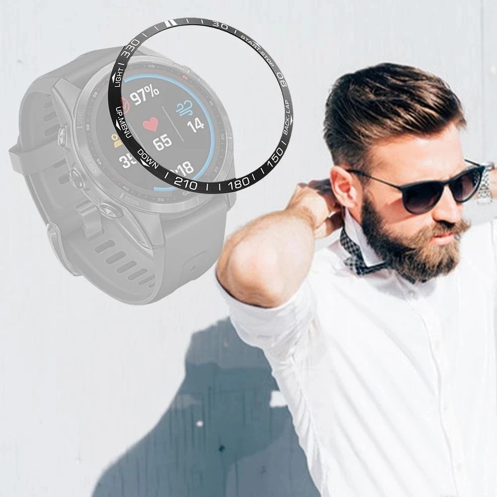 Metal Bezel Ring Time Frame ring ForGarmin Fenix 7 7X 7S Tactix 8 51mm Epix Pro