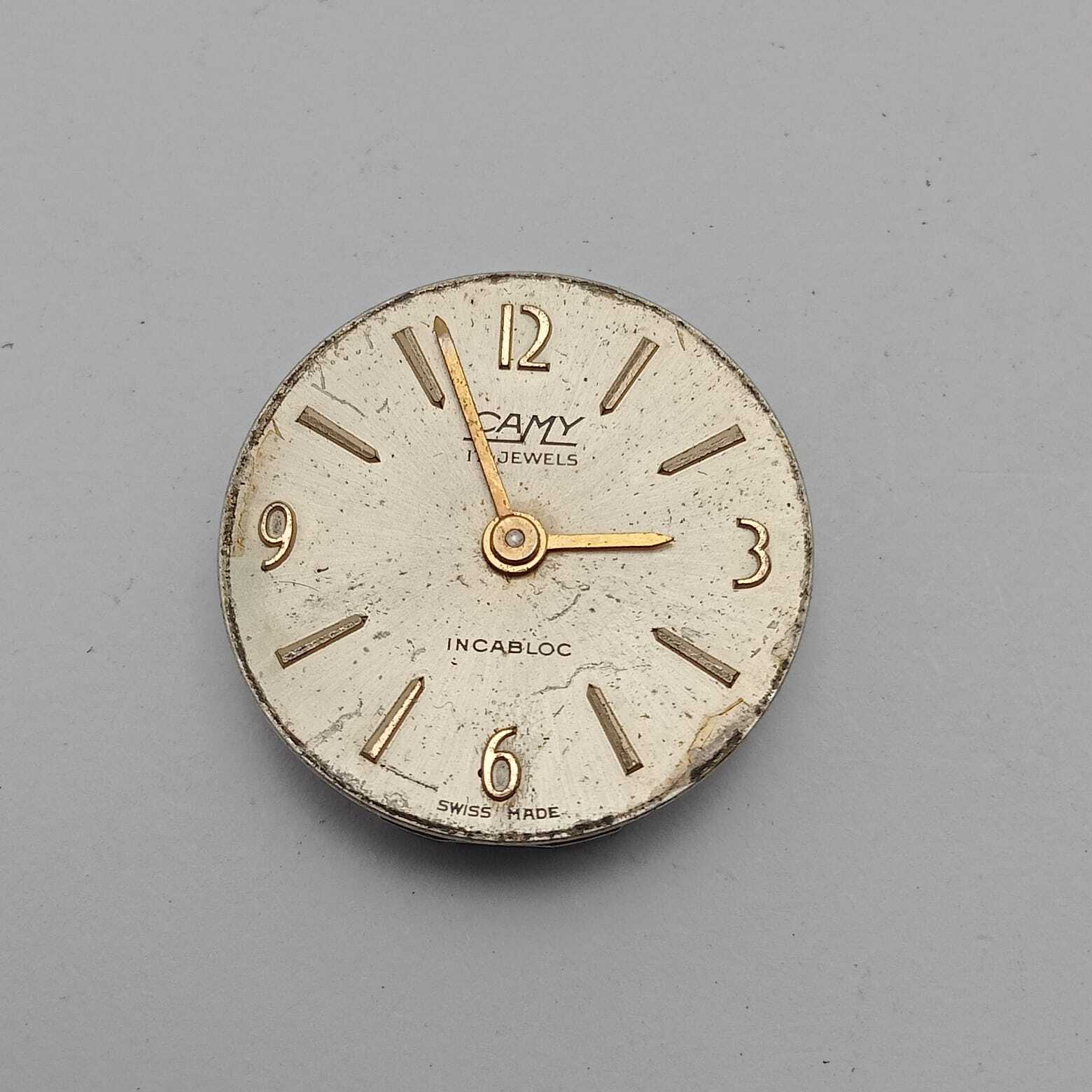 Swiss Camy Incabloc Cal.ST 69-21 Manual Winding Vintage Watch Movement