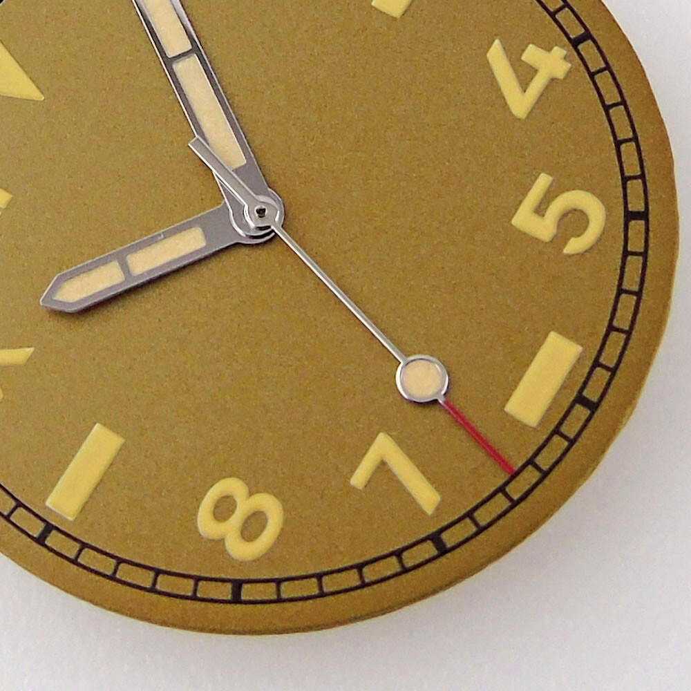 29mm Luminous Black Watch Dial Hand Fit miyota 8215 8215 NH35 NH36 2824 2836