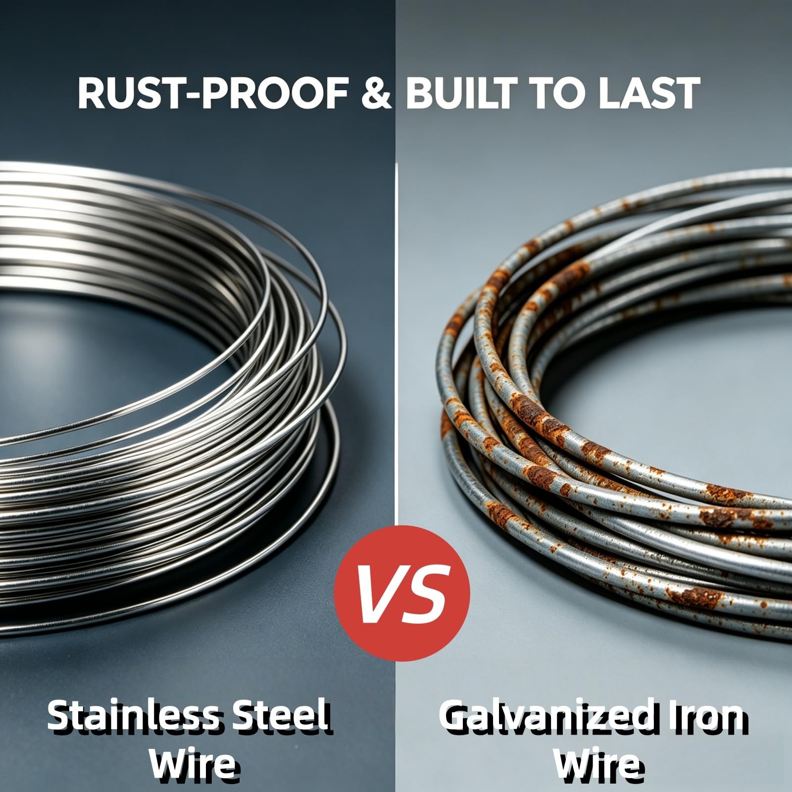 10 Gauge 304 Stainless Steel Wire 39 FT 2.6mm Thick Annealed Bendable Garden