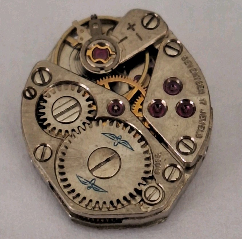 Vintage Rotary 17 Jewels Ladies Mechanical Watch Movement (Balance Is Okay)