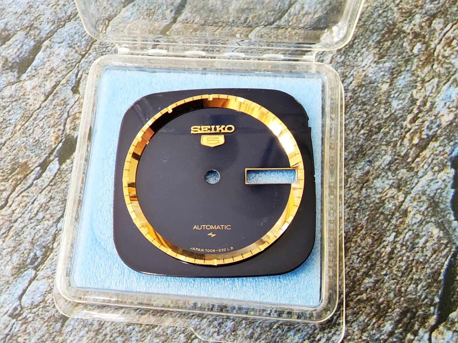 Nos Dial for Seiko 5 Automatic 7009-5220 NOS Vintage Monaco Watch.